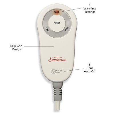 Sunbeam Electric Blanket – Full Mushroom