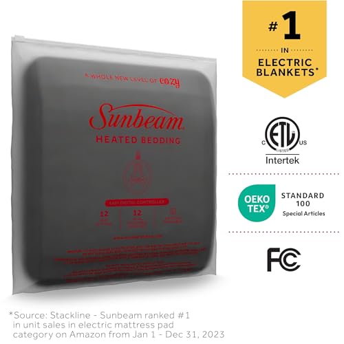 Sunbeam Electric Blanket – Full Mushroom