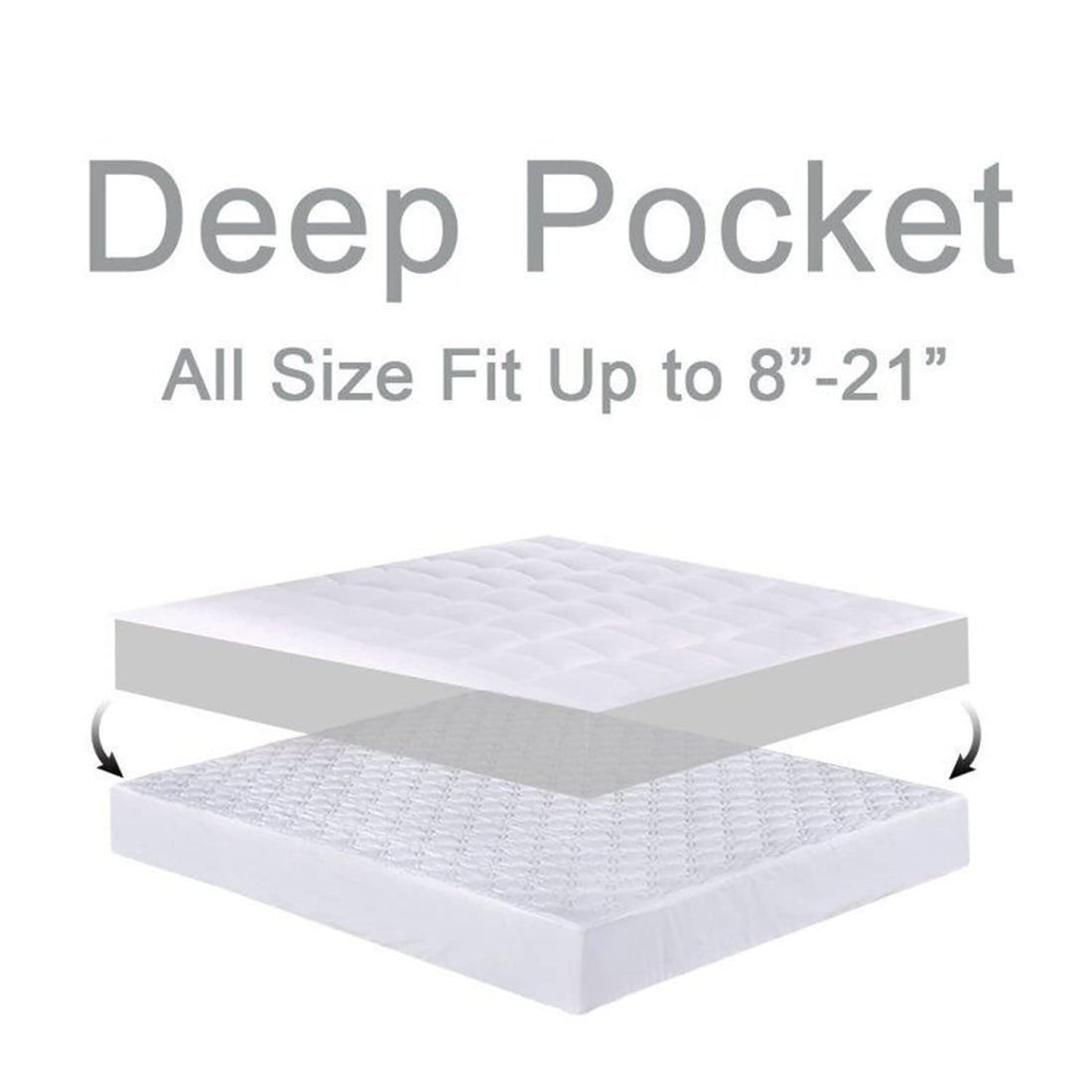 King Mattress Topper – Extra Thick