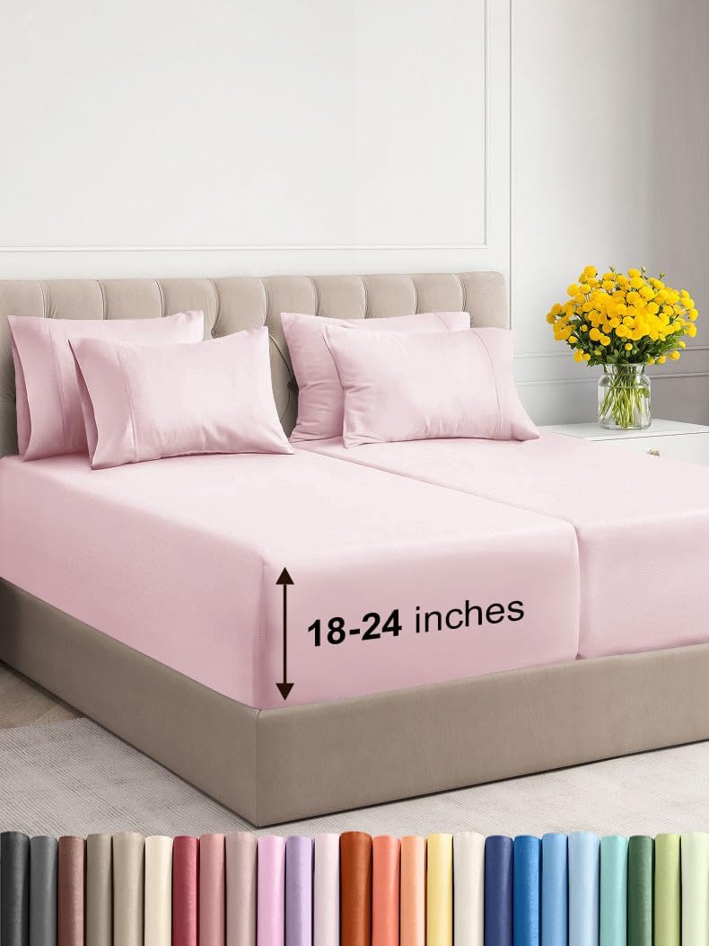 Extra Deep King Sheet Set – 6 Piece, Antique White