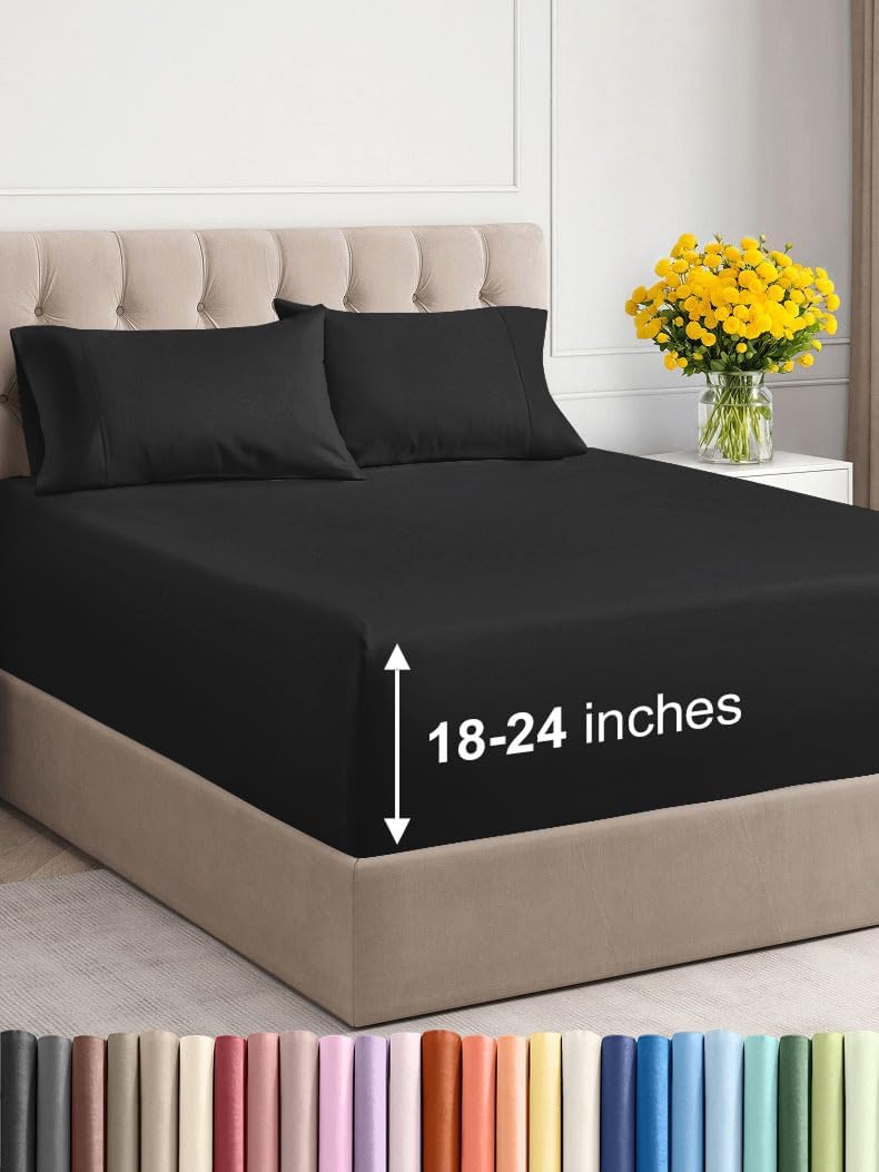 Extra Deep King Sheet Set – 6 Piece, Antique White