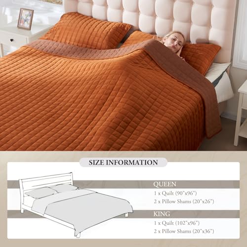 Velvet King Quilt Set – Cream
