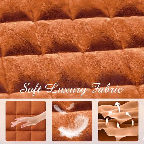 Velvet King Quilt Set – Cream