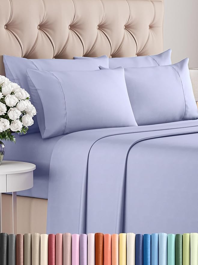 Queen 6PC Ultra Soft Sheet Set – White