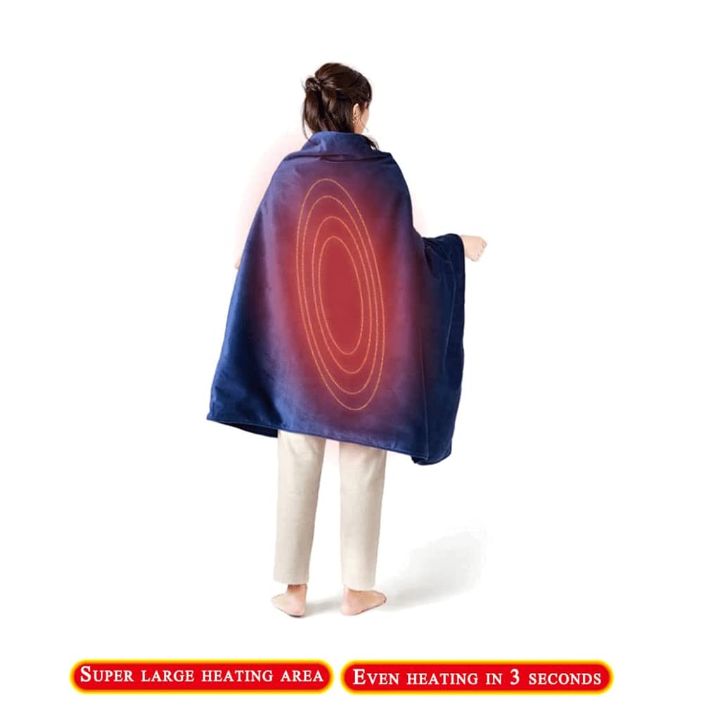 PAASHE Electric Heated Blanket – Shawl Style
