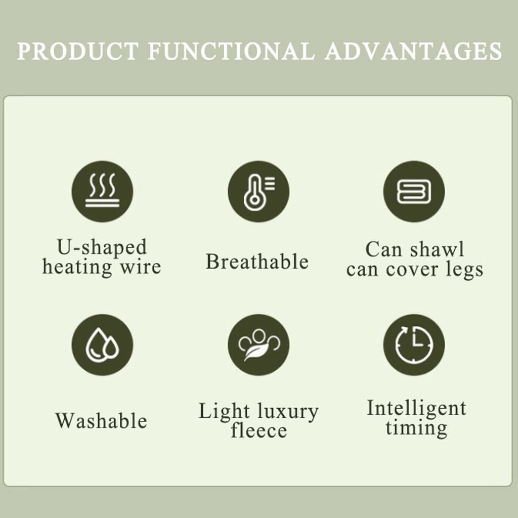 Winter Warm Electric Heated Blanket – Shawl Style
