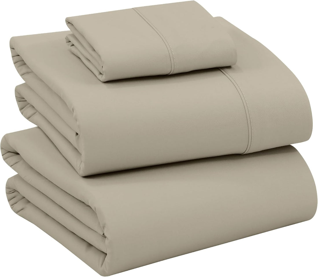 RUVANTI Split King Cotton Sheet Set – Floral, 5PC