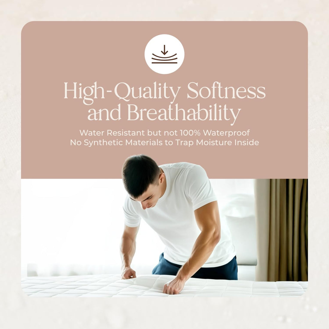 : Organic Cotton Mattress Pad – Cal King, 400GSM Plush