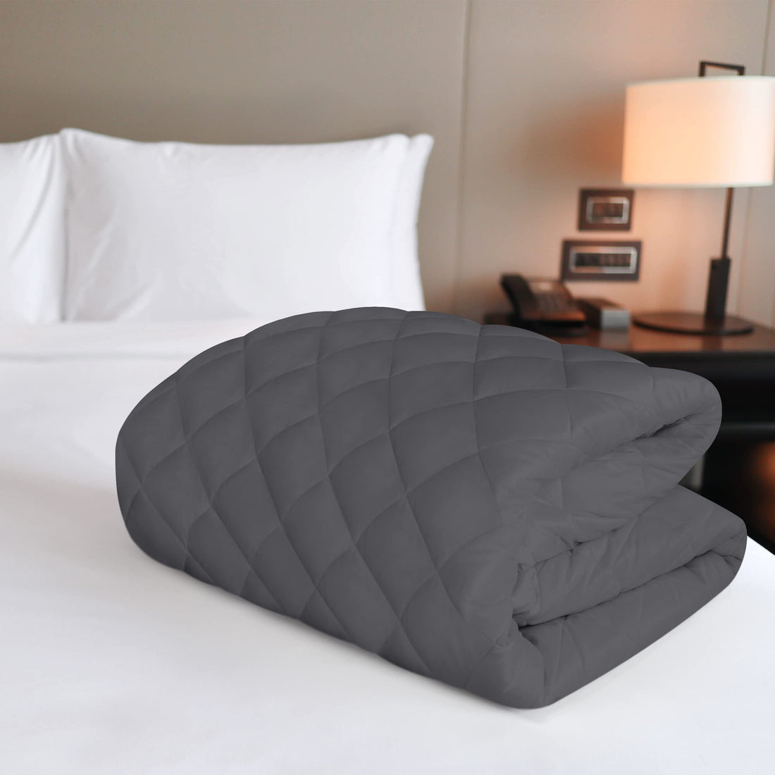 Utopia Quilted Mattress Pad – Queen, White