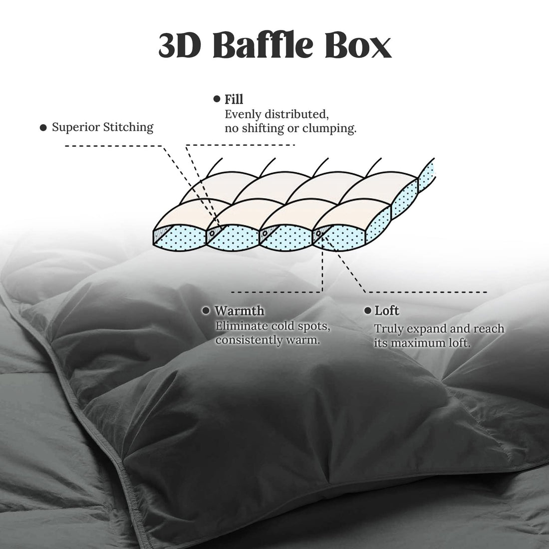 Puredown® Goose Down Comforter – King Size