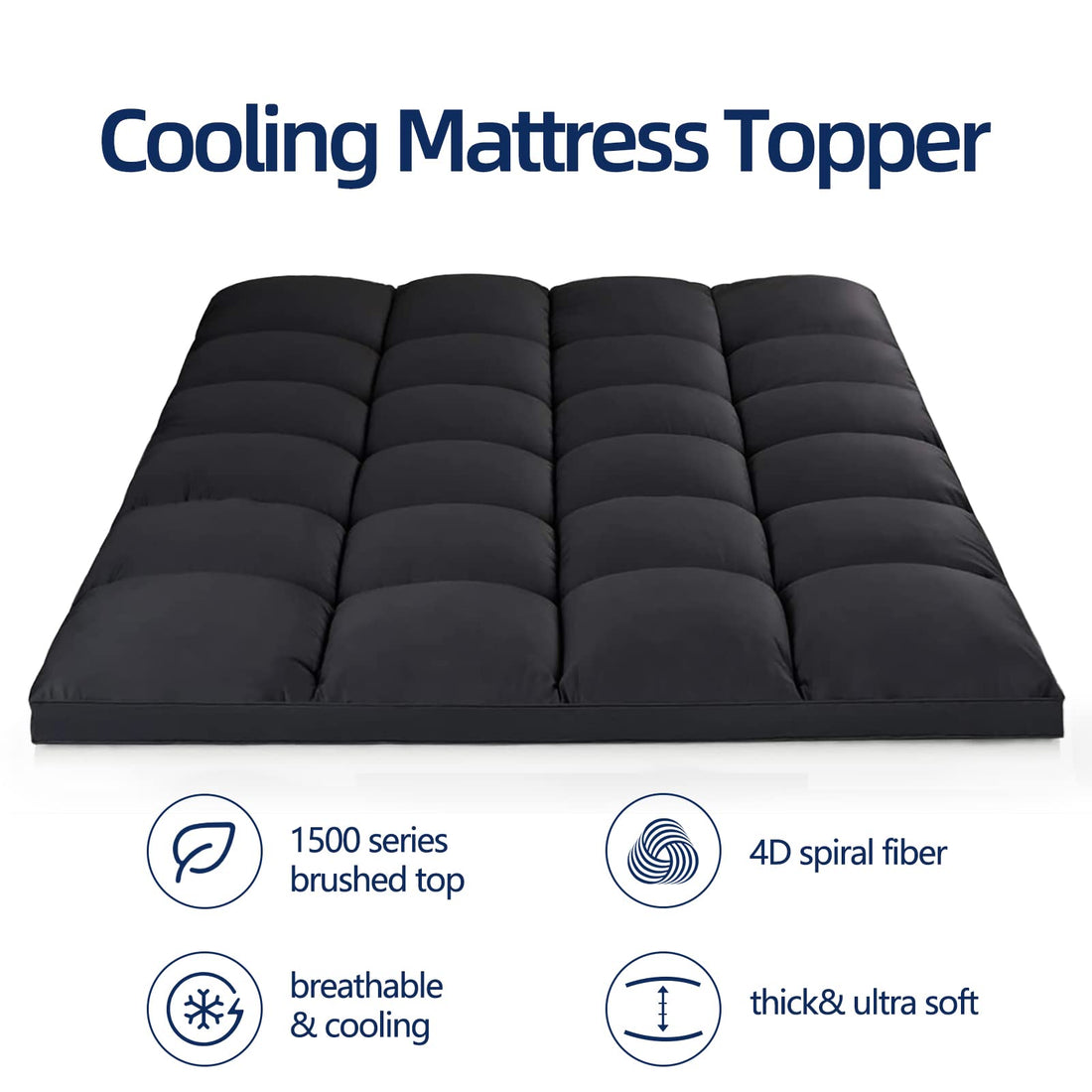 King Mattress Topper – Extra Thick