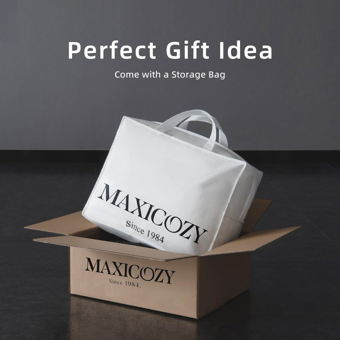 MAXICOZY King Comforter – White