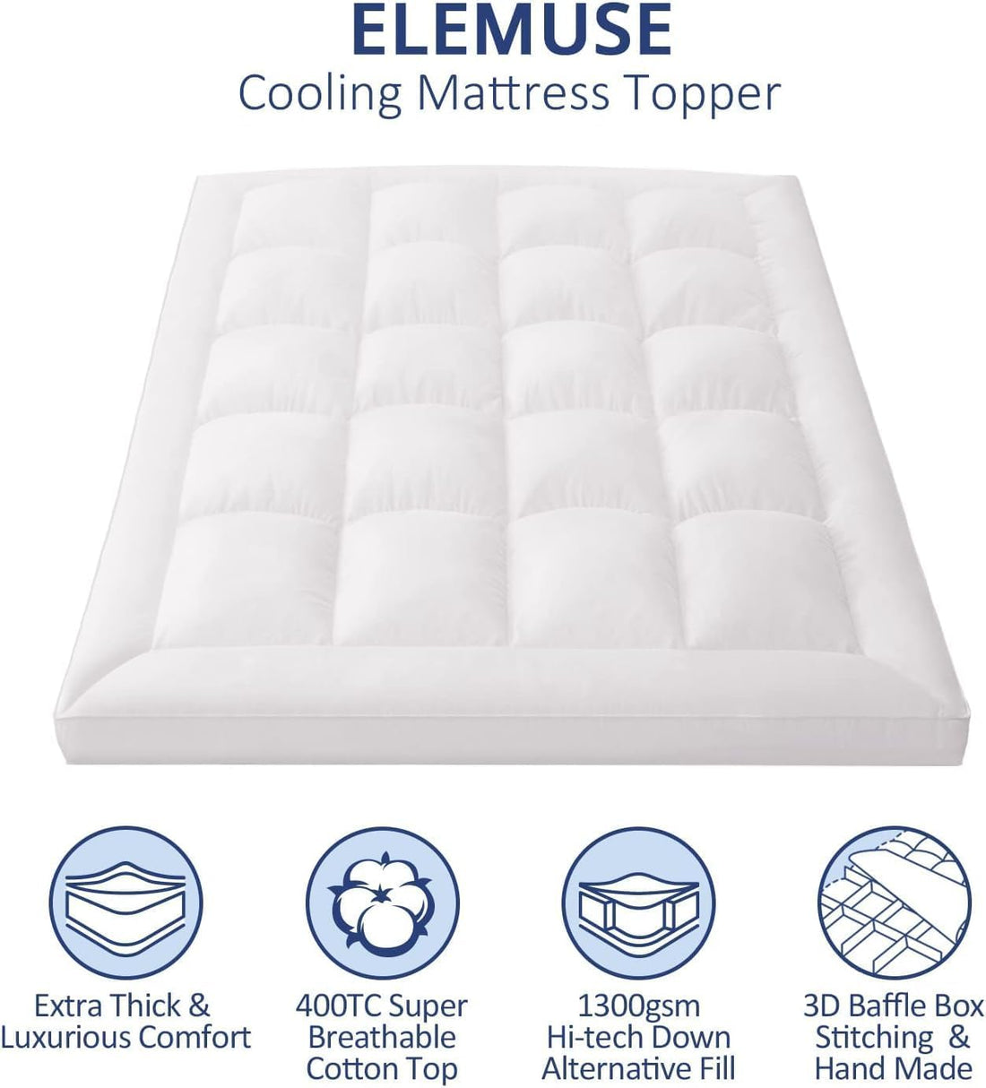 ELEMUSE 3" King Mattress Topper