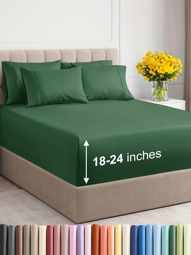 Extra Deep King Sheet Set – 6 Piece, Antique White