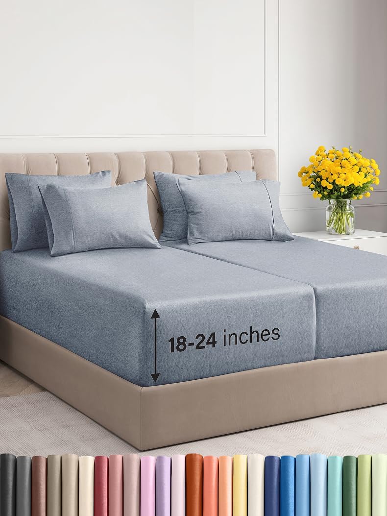 Extra Deep King Sheet Set – 6 Piece, Antique White
