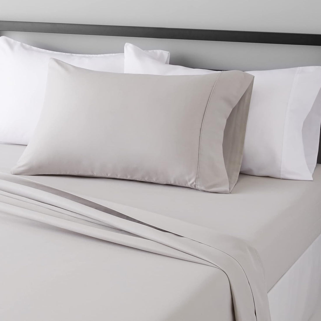 Amazon Basics Twin XL Sheet Set – Gray