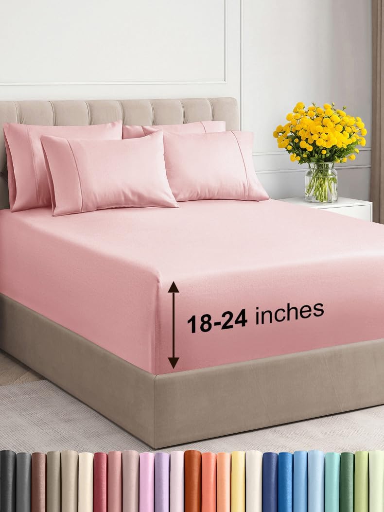 Extra Deep King Sheet Set – 6 Piece, Antique White