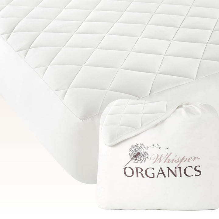 : Organic Cotton Mattress Pad – Cal King, 400GSM Plush