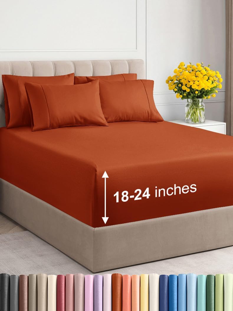 Extra Deep King Sheet Set – 6 Piece, Antique White