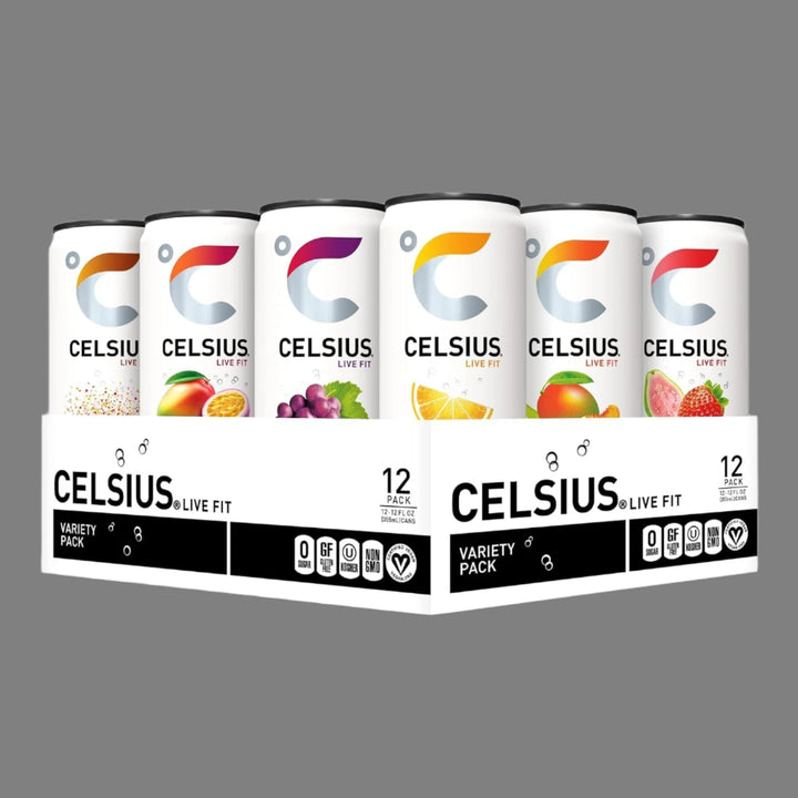 CELSIUS Energy Variety Pack – 12x12oz