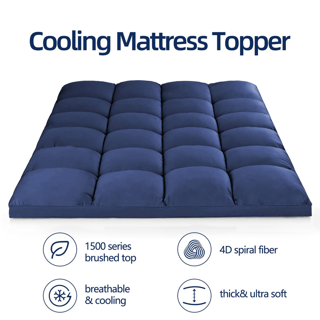 King Mattress Topper – Extra Thick