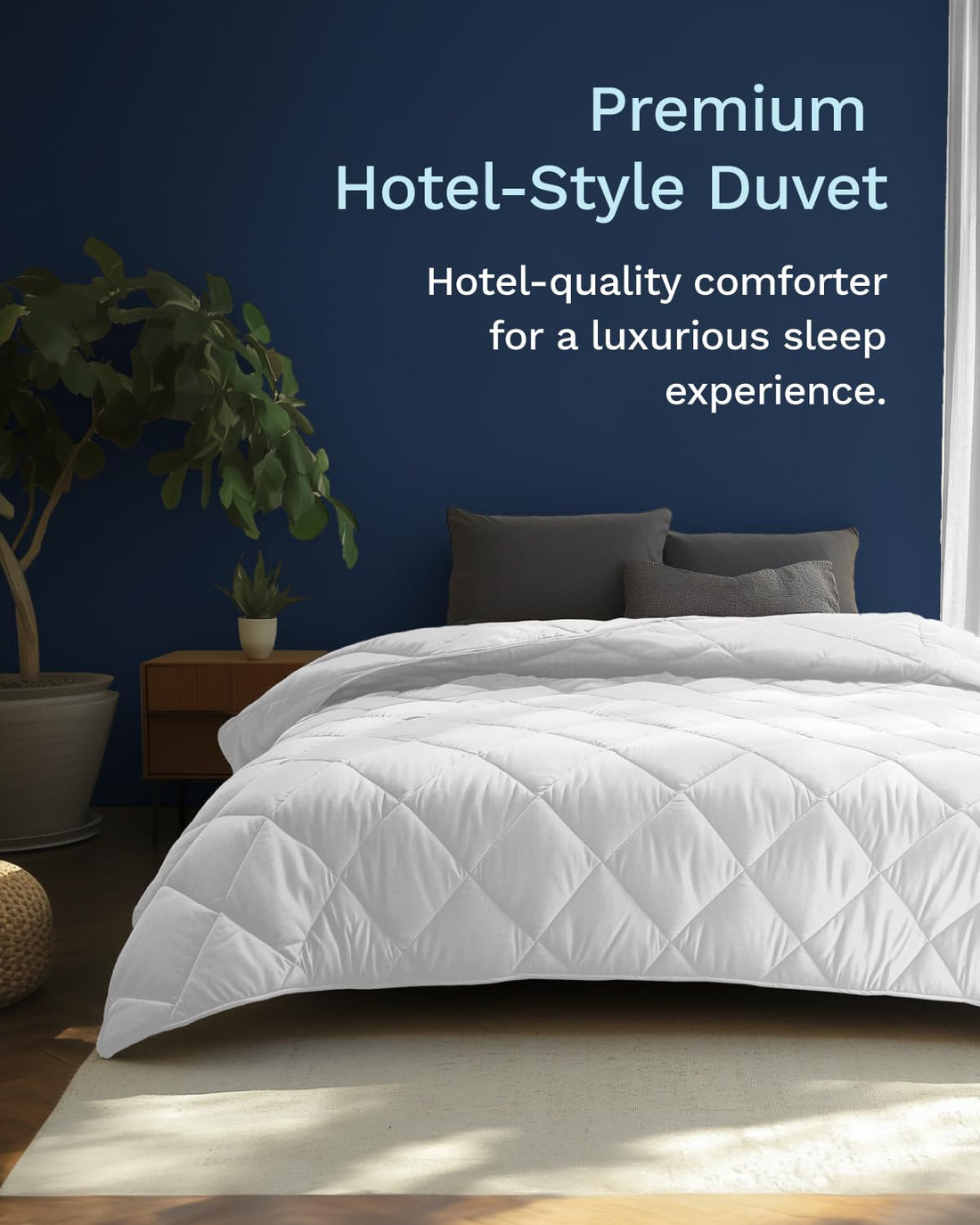 ViscoSoft Microfiber Comforter – Full Gray