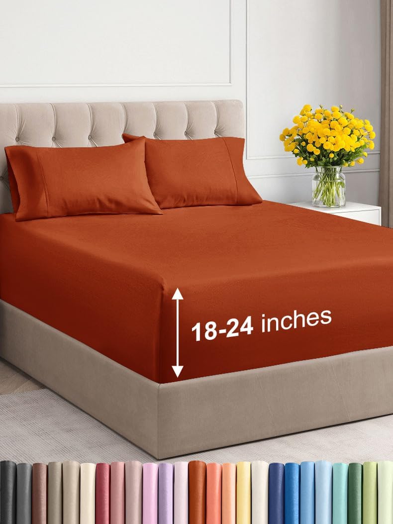 Extra Deep King Sheet Set – 6 Piece, Antique White