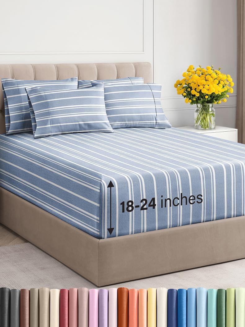 Extra Deep King Sheet Set – 6 Piece, Antique White