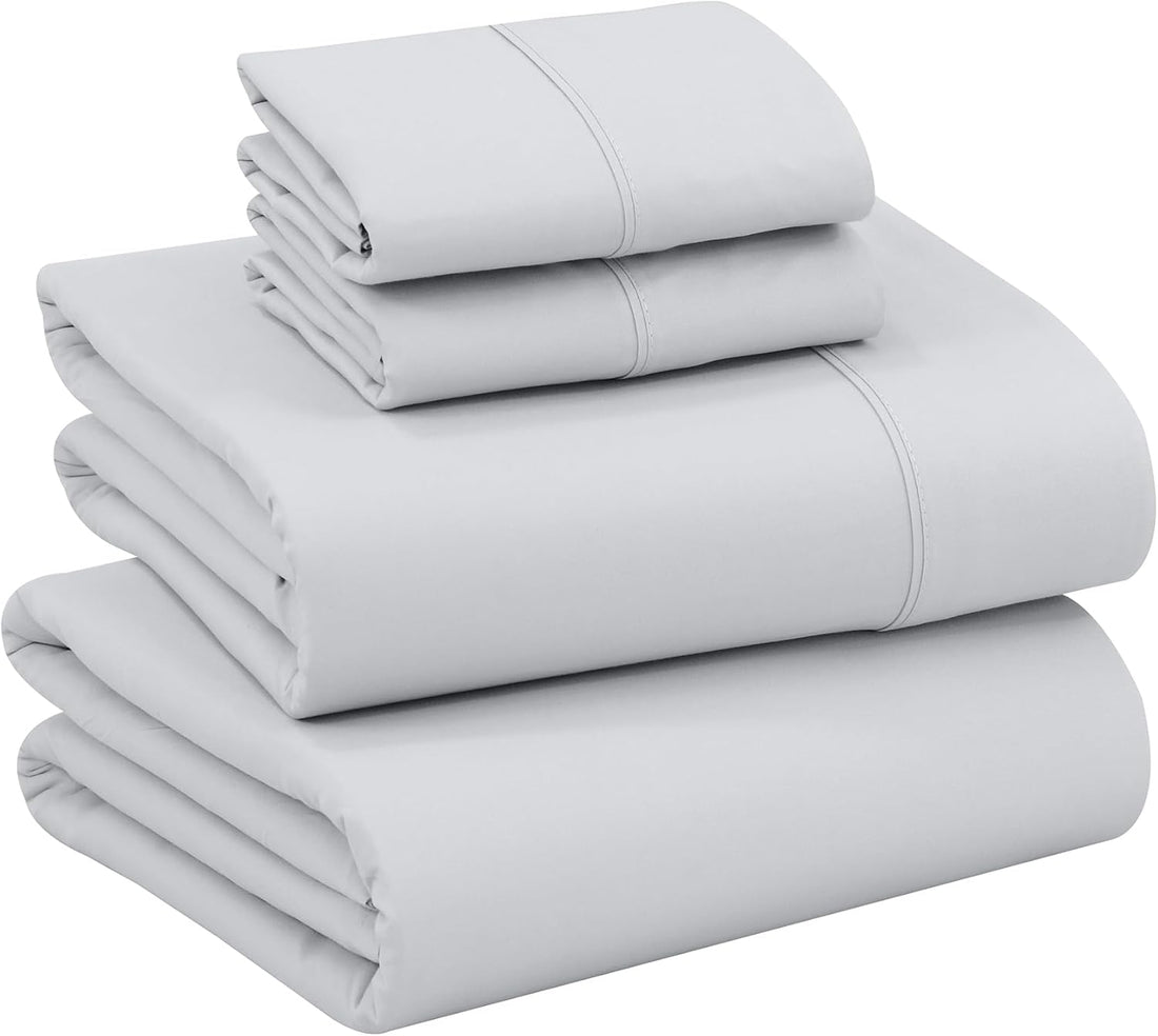 RUVANTI Split King Cotton Sheet Set – Floral, 5PC