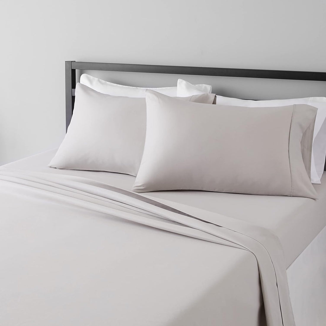 Amazon Basics Twin XL Sheet Set – Gray