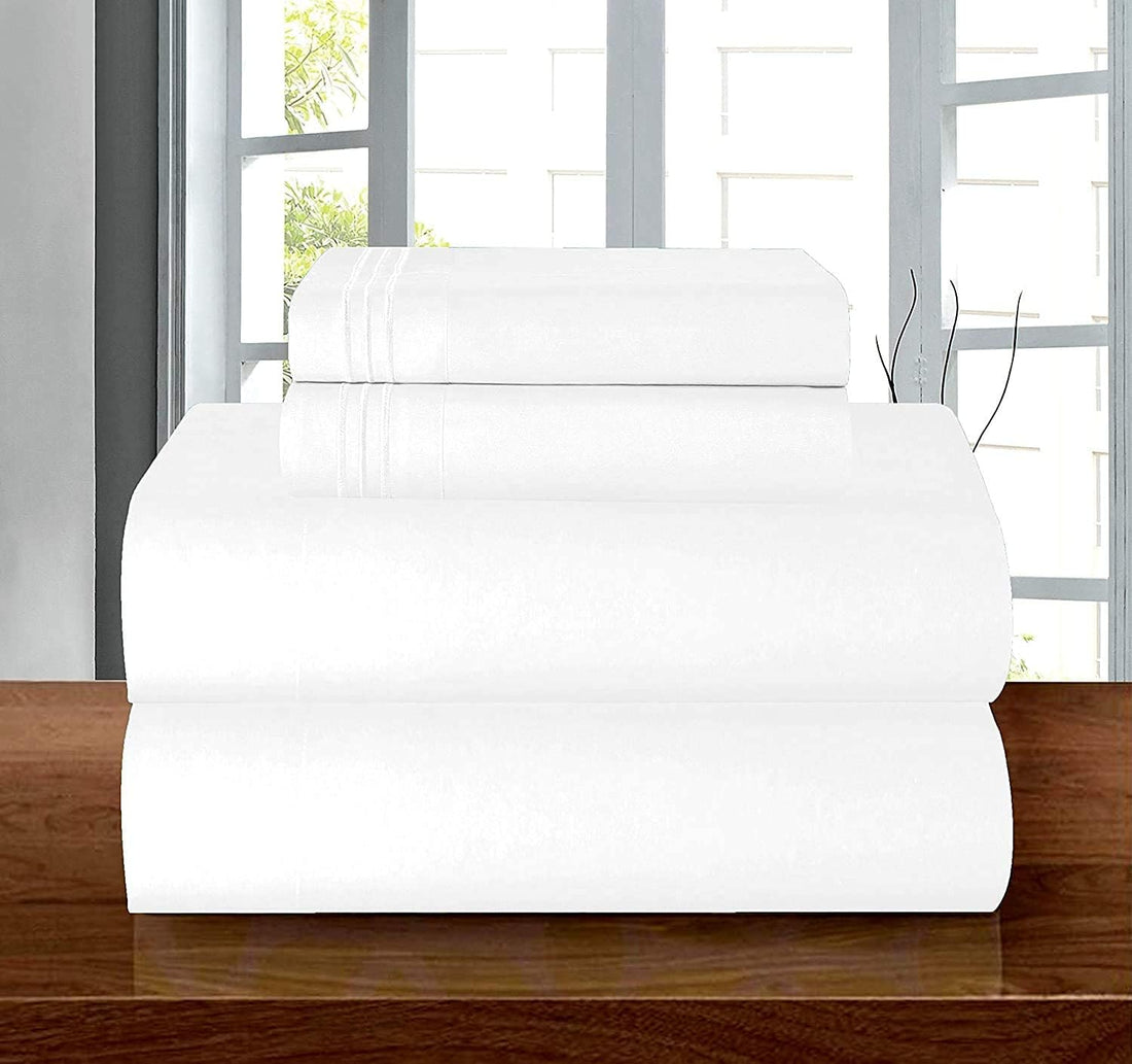 Elegant Comfort Twin Sheet Set – Grey