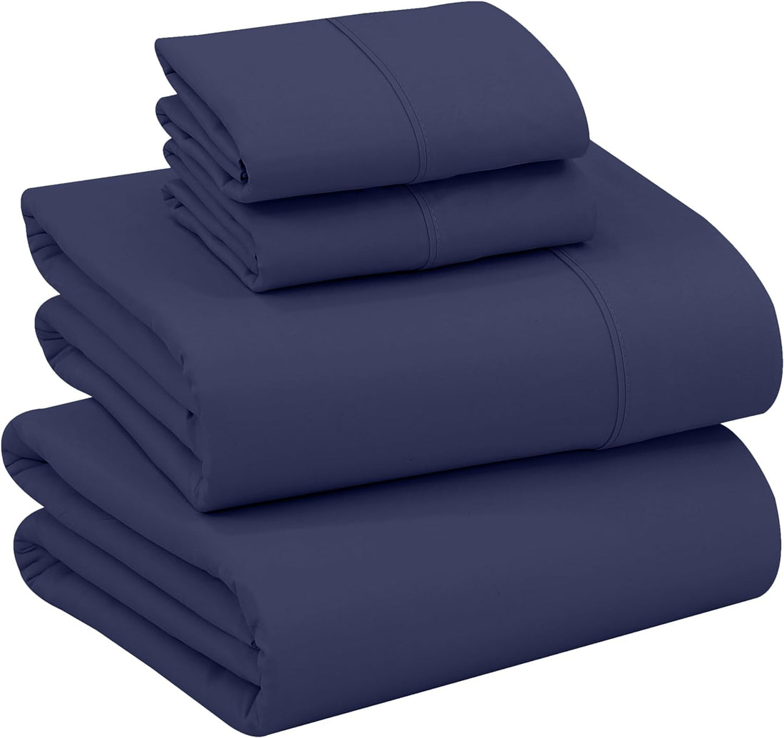 RUVANTI Split King Cotton Sheet Set – Floral, 5PC