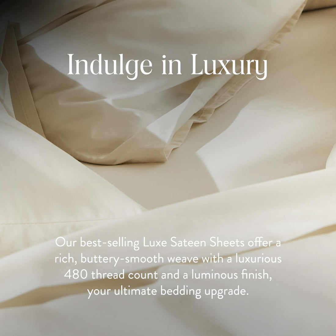 Brooklinen Sateen Sheet Set – Queen, Cream