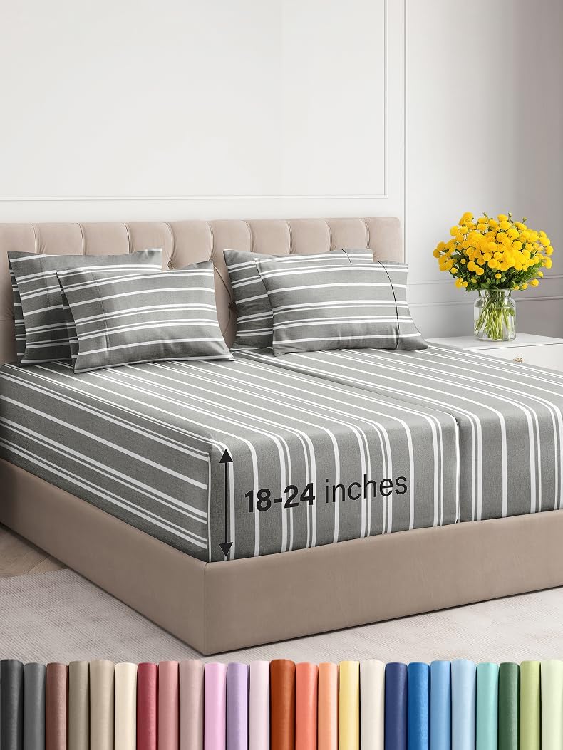 Extra Deep King Sheet Set – 6 Piece, Antique White