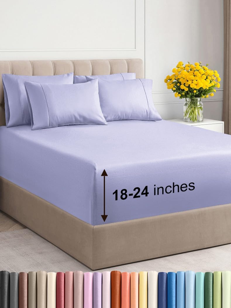 Extra Deep King Sheet Set – 6 Piece, Antique White