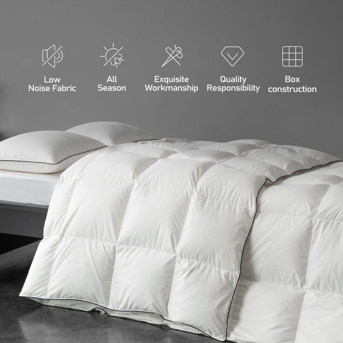 MAXICOZY King Comforter – White