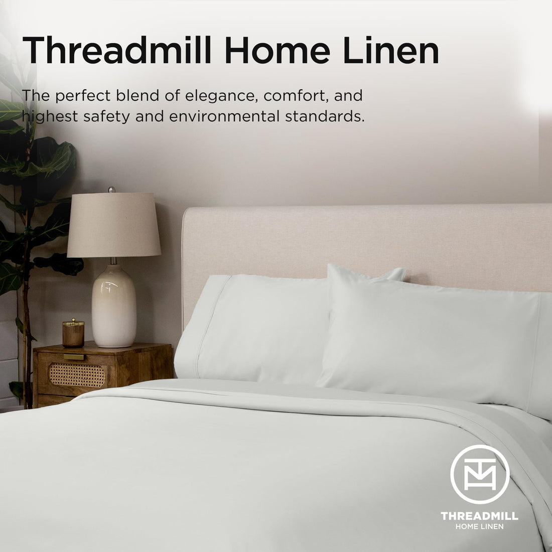 Threadmill Supima Cotton Sheet Set – Queen, White