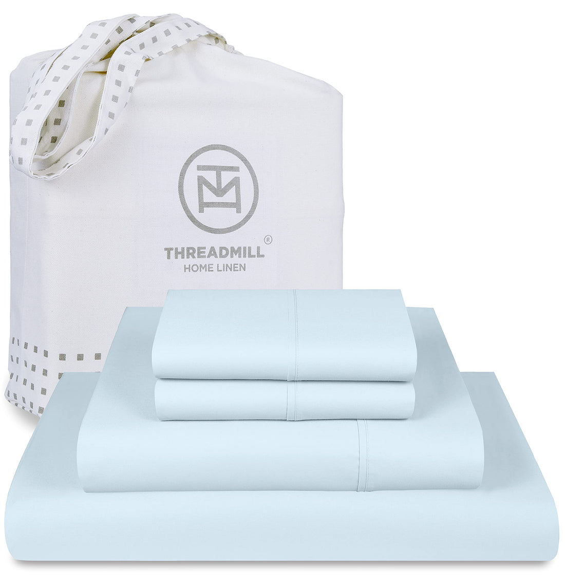 Threadmill Supima Cotton Sheet Set – Queen, White