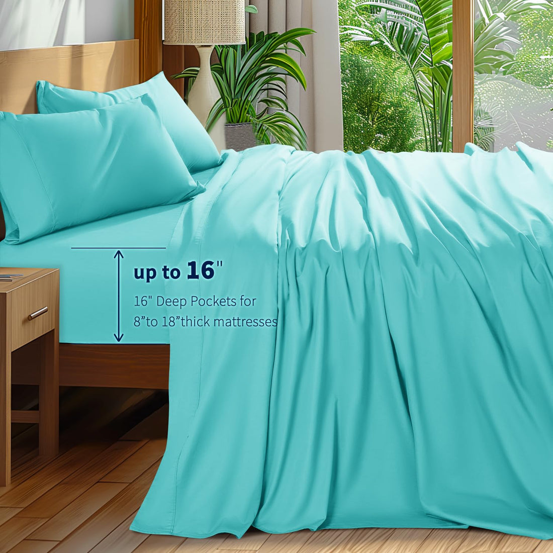 Shilucheng Egyptian Cotton Sheets – Queen