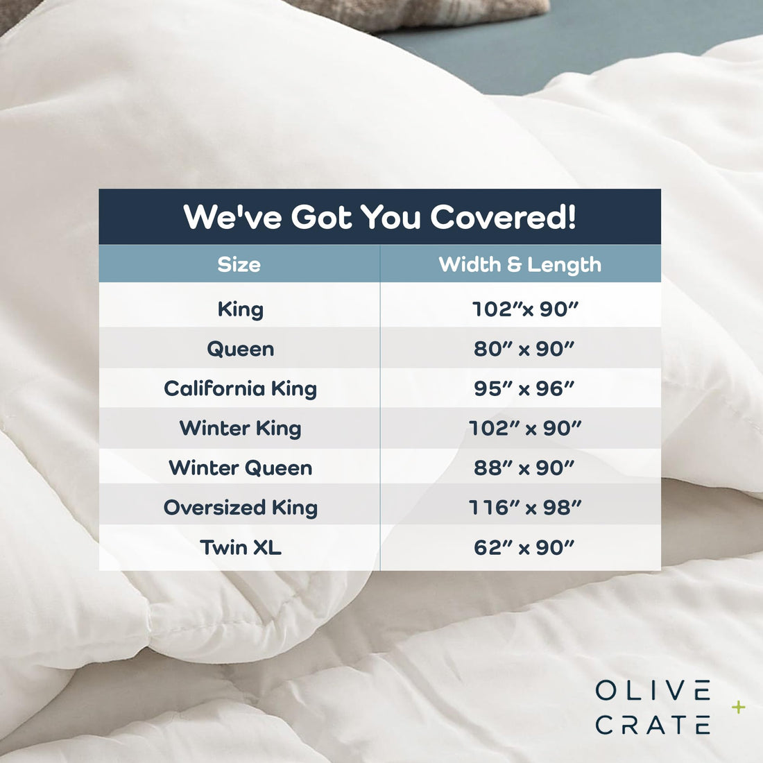 Olive + Crate Bamboo Comforter – King