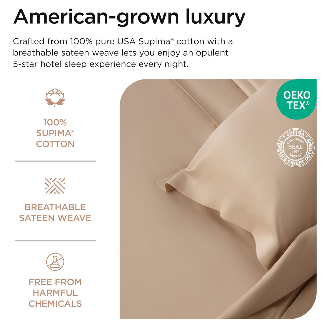 Threadmill Supima Cotton Sheet Set – Queen, White