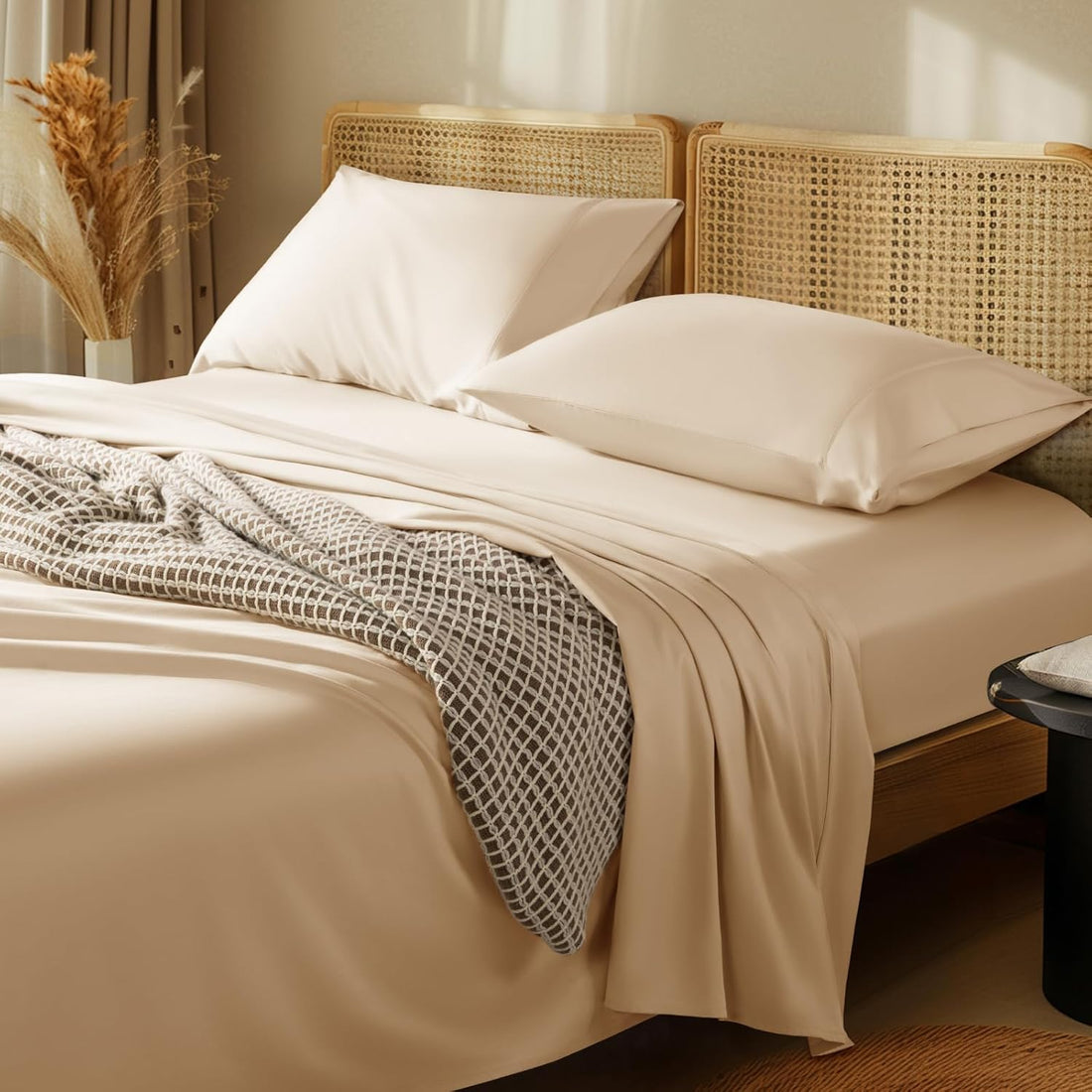 LBRO2M Egyptian Cotton Sheet Set – Queen, White
