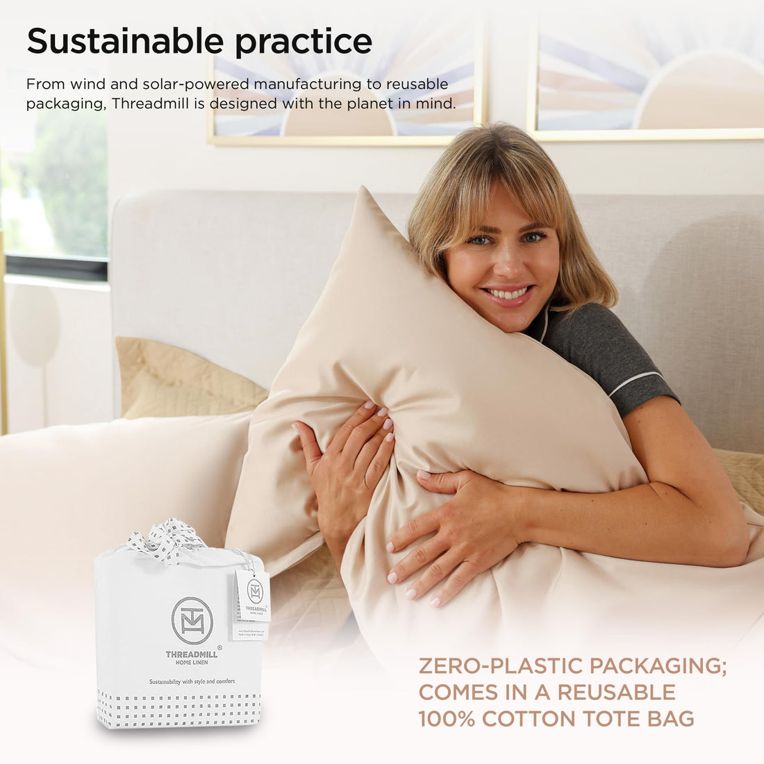 Threadmill Supima Cotton Sheet Set – Queen, White