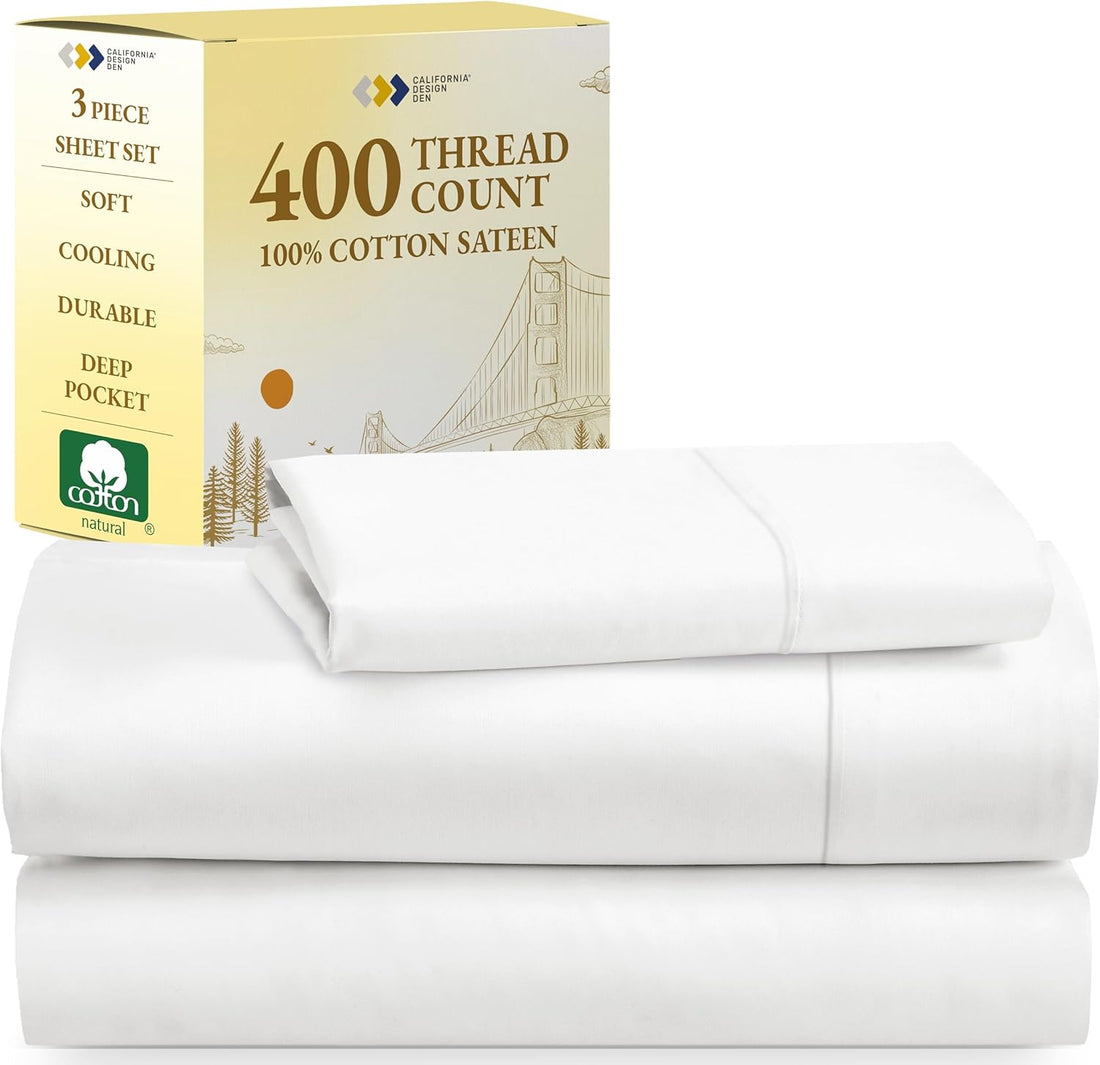 California Design Den Queen Sheets – 400 TC