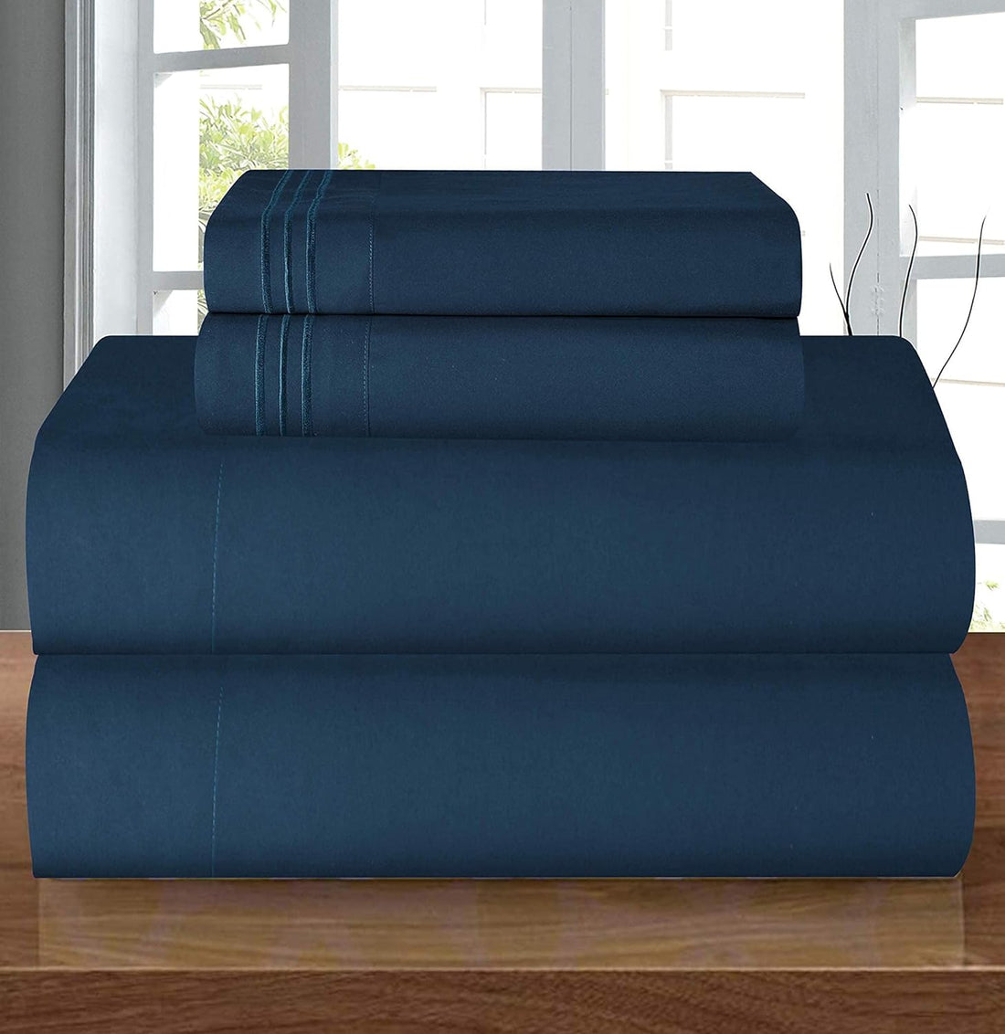 Elegant Comfort Twin Sheet Set – Grey