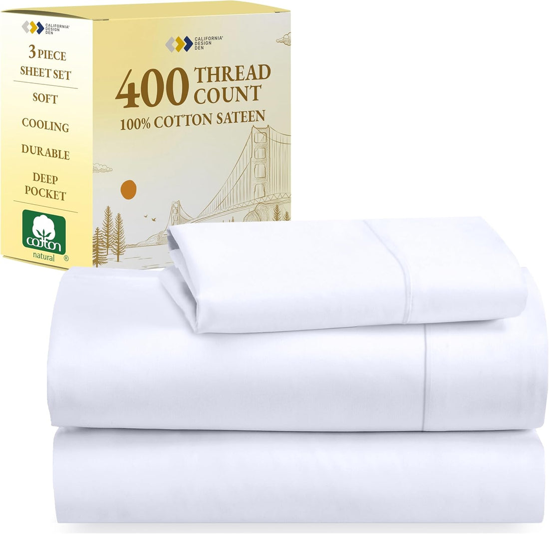 California Design Den Queen Sheets – 400 TC