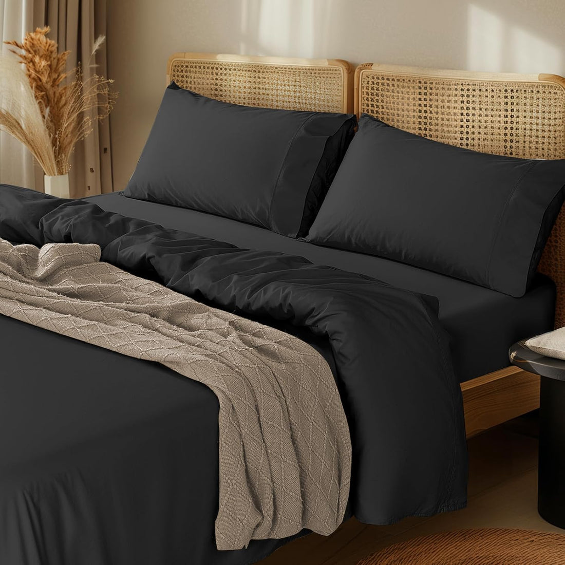 LBRO2M Egyptian Cotton Sheet Set – Queen, White