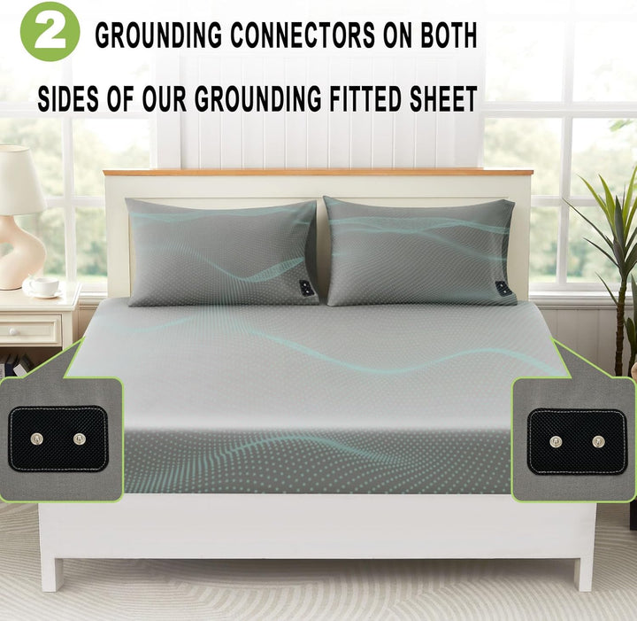 Grounding Sheets – King, Silver & Organic Cotton