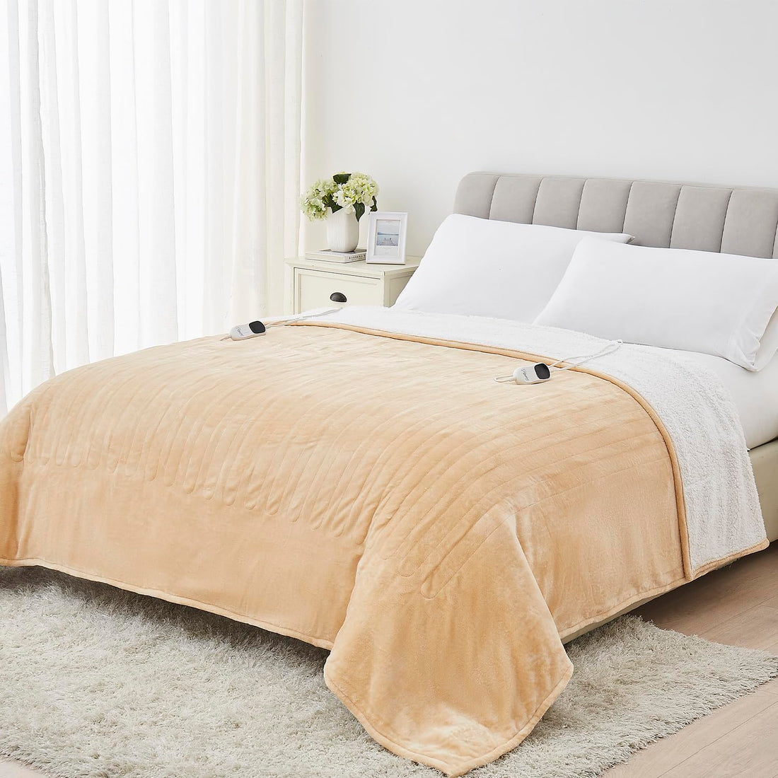 Homemate Twin Electric Blanket – Grey