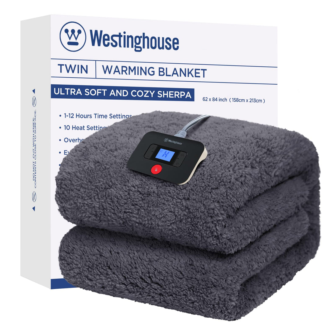 Westinghouse King Electric Blanket – Dark Grey
